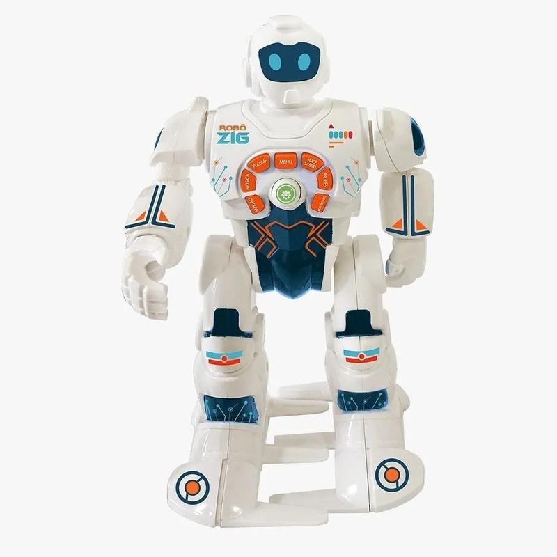【未来工房】roboページ　ディスプレイ台　高さ45㎝　DY-74 Robô Inteligente Educativo Zig Anda Ensina Inglês 25 Funções